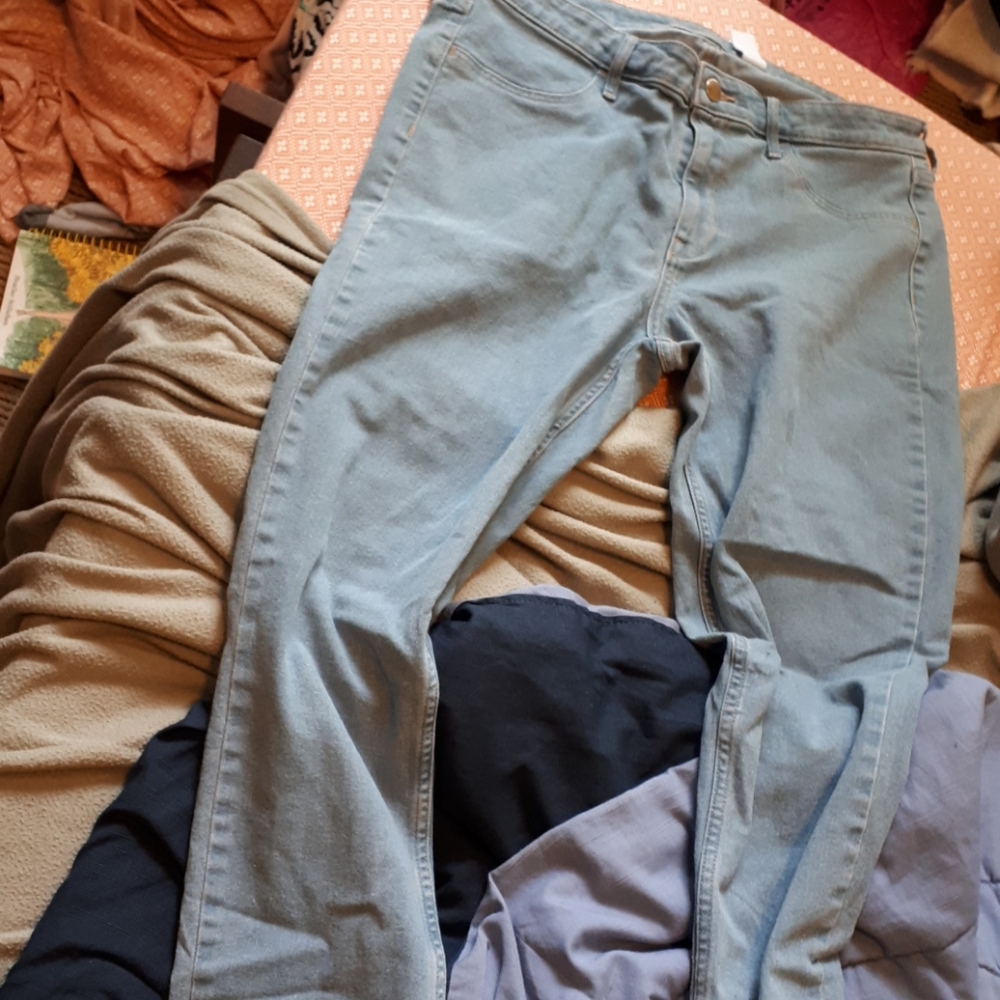 Jean's that are light blue